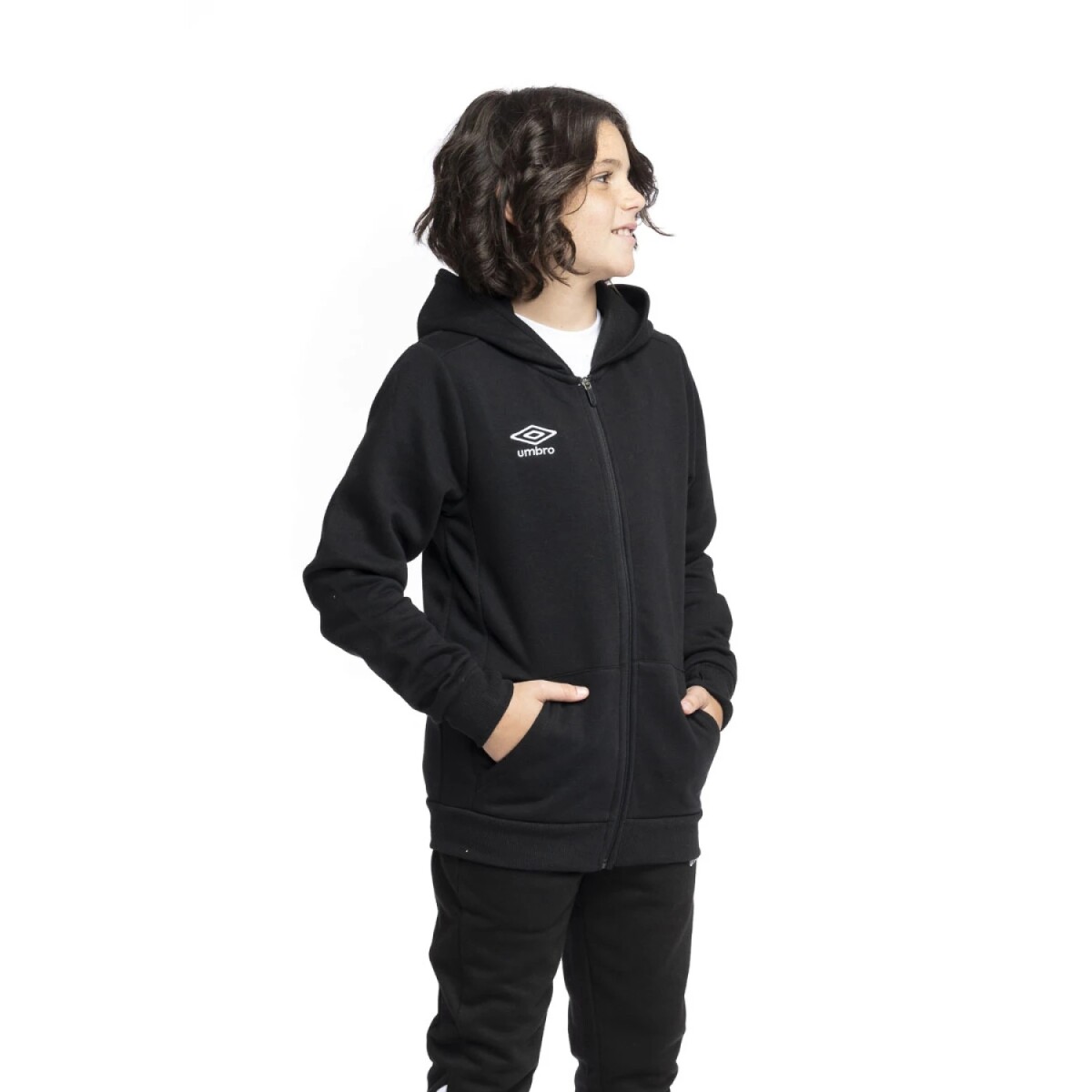 Campera Umbro Felpa de Niños - 20201940 - Azul-blanco 