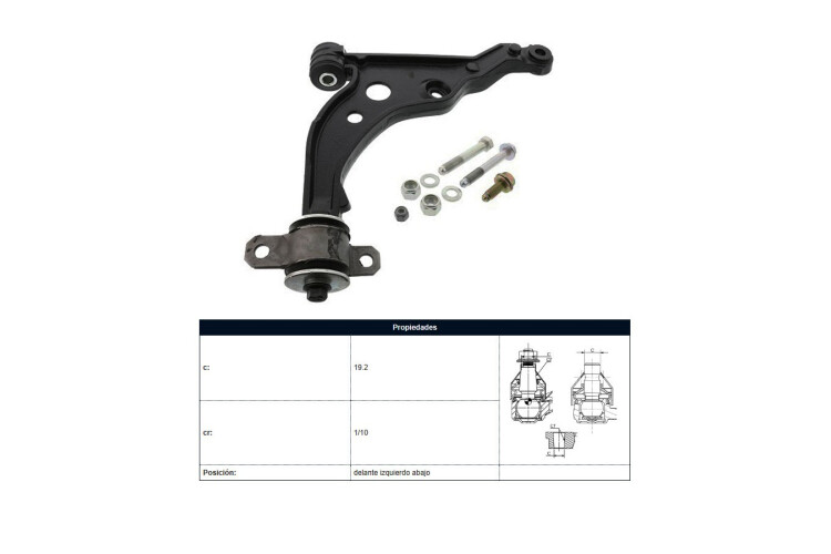 Parilla De Suspension Delantera Fiat Ducato, Peug Boxer 93-05 Izq Parilla De Suspension Delantera Fiat Ducato, Peug Boxer 93-05 Izq
