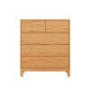 Cómoda 5 Cajones - Madera Maciza - Square Cómoda 5 Cajones - Madera Maciza - Square