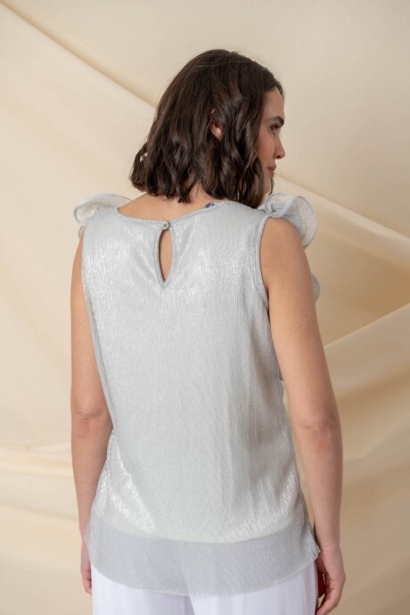 BLUSA MALLORY Plateado