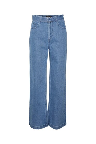 Jeans Kathy Con Cinturón Medium Blue Denim