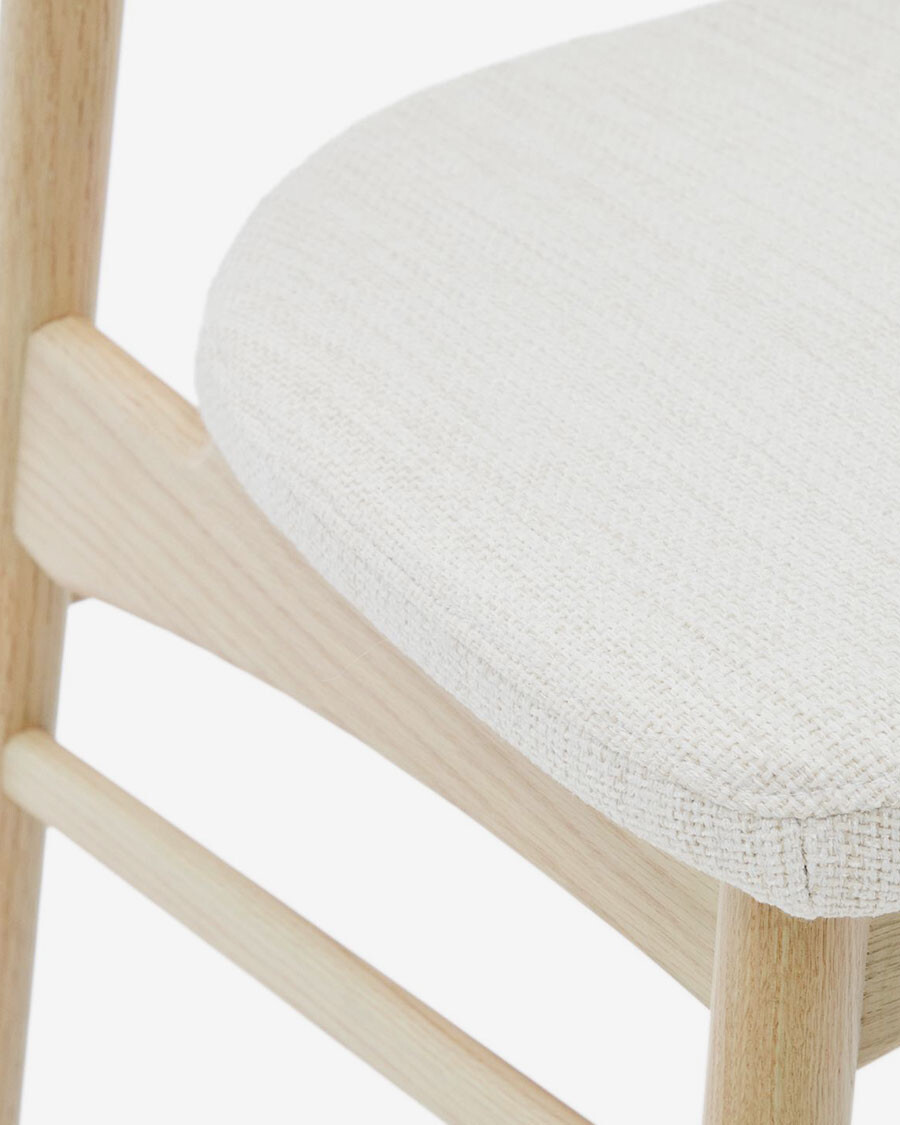 Silla desenfundable Timons de madera maciza de roble con acabado natural FSC Mix Credit Silla desenfundable Timons de madera maciza de roble con acabado natural FSC Mix Credit