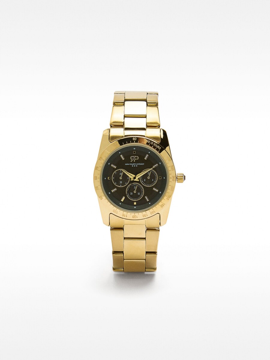 Reloj Dorado Com Pulsera De Acero Inoxidable dorado