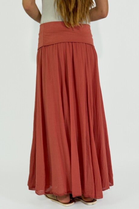 POLLERA BRENTA Ladrillo