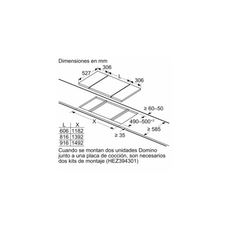 Anafe vitrocerámico Bosch 30 cm PKF375FP2E
