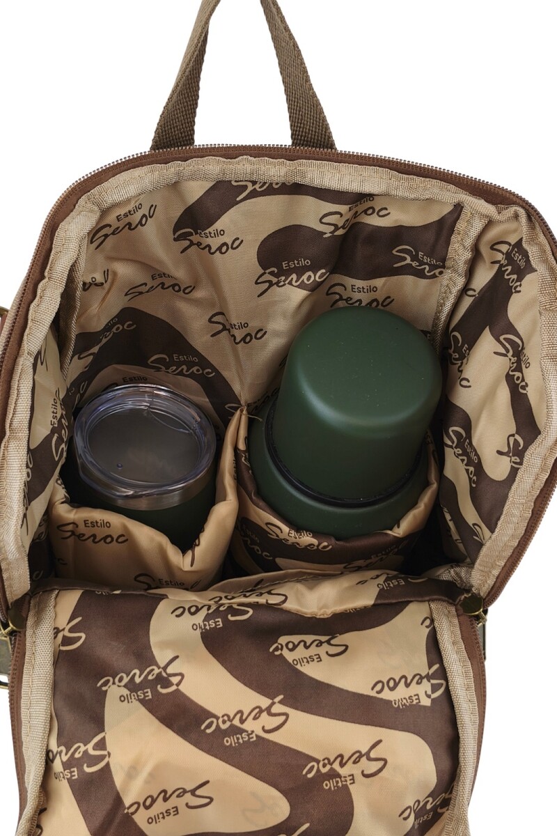 Bolso matero 3 en 1 Marrón