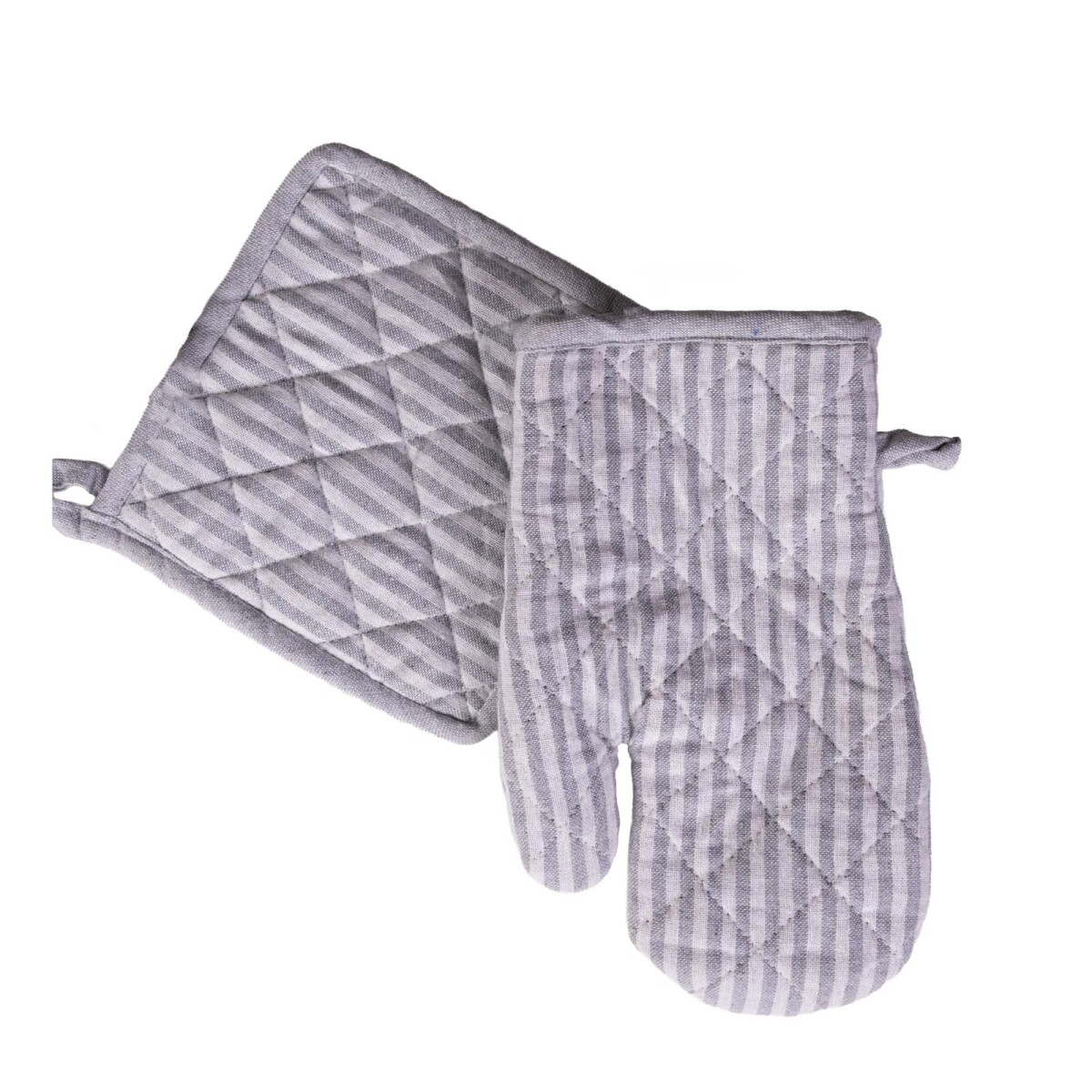 GUANTE + POSA FUENTE, - ALGODON 20*20, RAYAS 