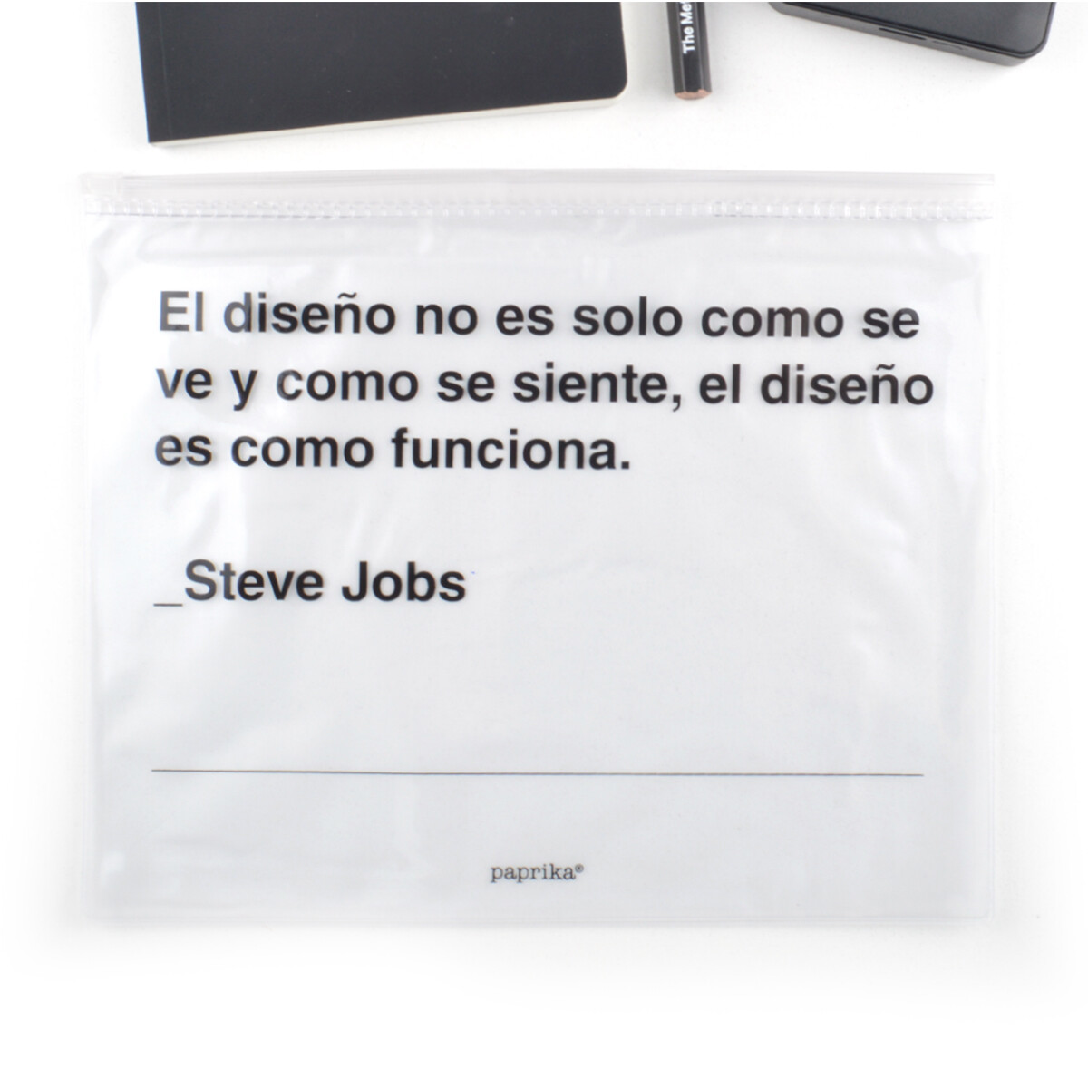 Estuche Pvc - Frase Steve Jobs 