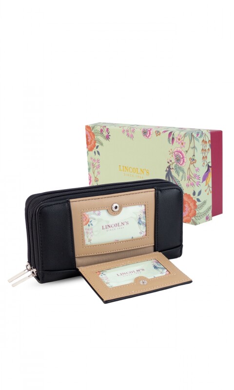 BILLETERA HIBISCO NEGRO