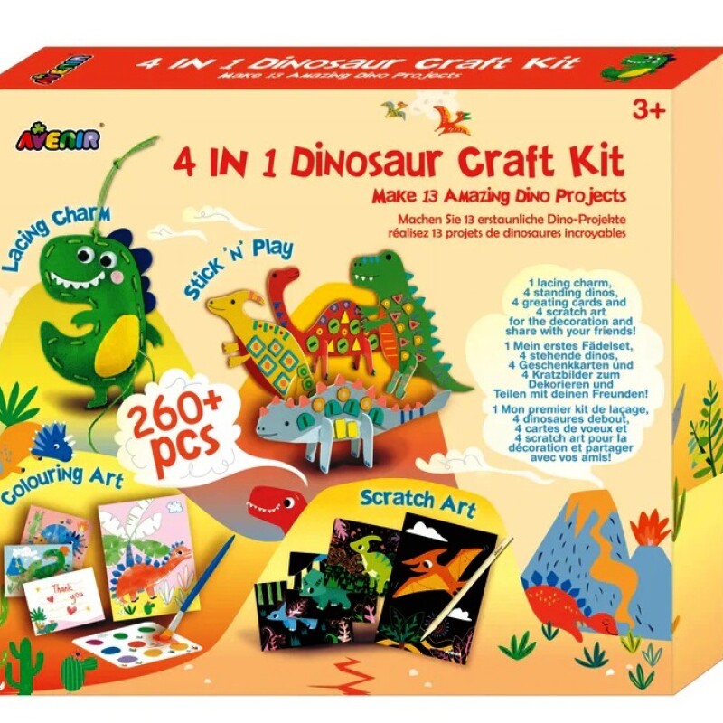4 En 1 Craft Kit Dinosaurio 4 En 1 Craft Kit Dinosaurio