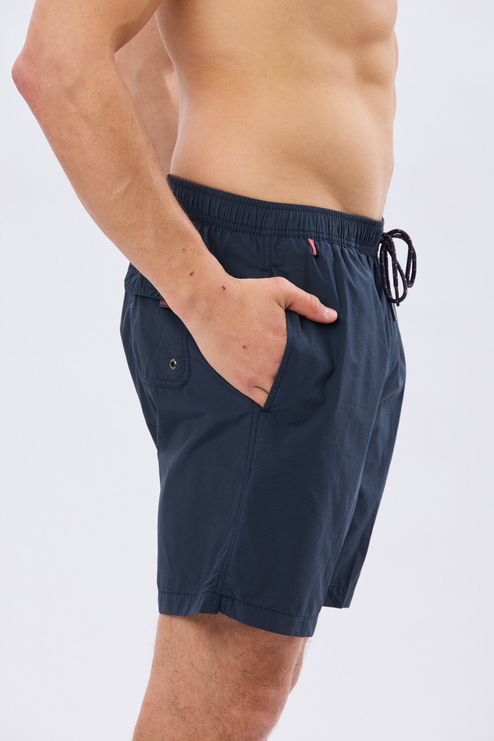 SHORT DE BAÑO LISO Azul