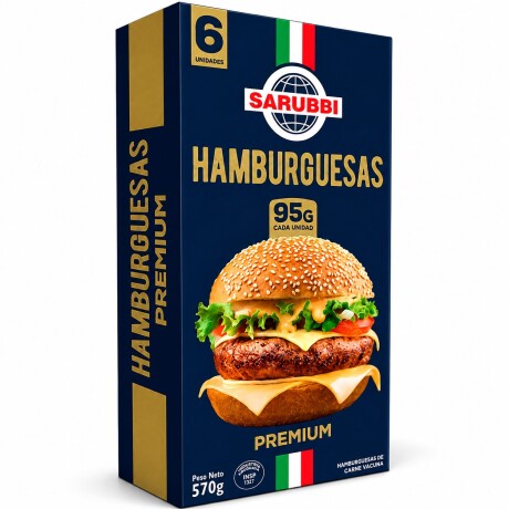 Caja X6 Hamburguesas Sarubbi Premiun 570GR 001