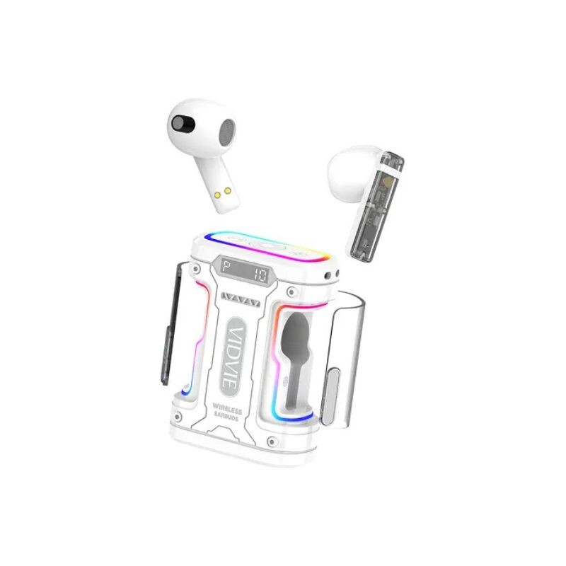 AURICULARES TWS BT879 CYBERPUNK VIDVIE Blanco