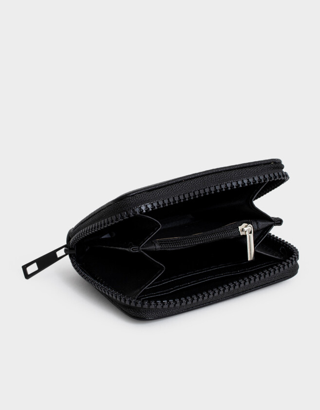 Billetera Billetera Cuerina Negro - Negro