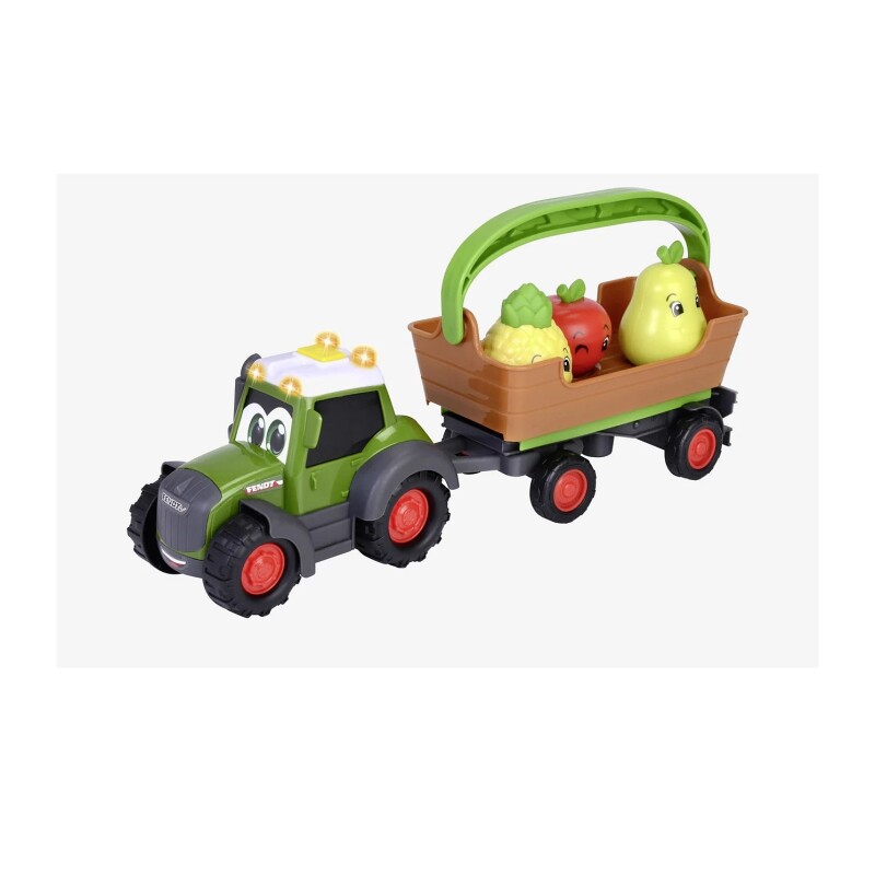 Tractor Infantil ABC – Con Trailer de Frutas ABC TRACTOR CON TRAILER DE FRUTAS