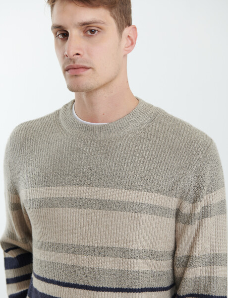 470344 SWEATER FERAUD Tostado
