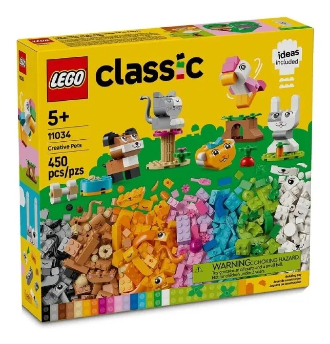 Lego Classic Mascotas Creativas 450 Pzs 