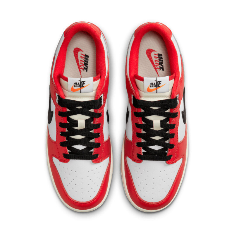 Championes Nike Dunk Bajo Retro Premium de Hombre Rojo