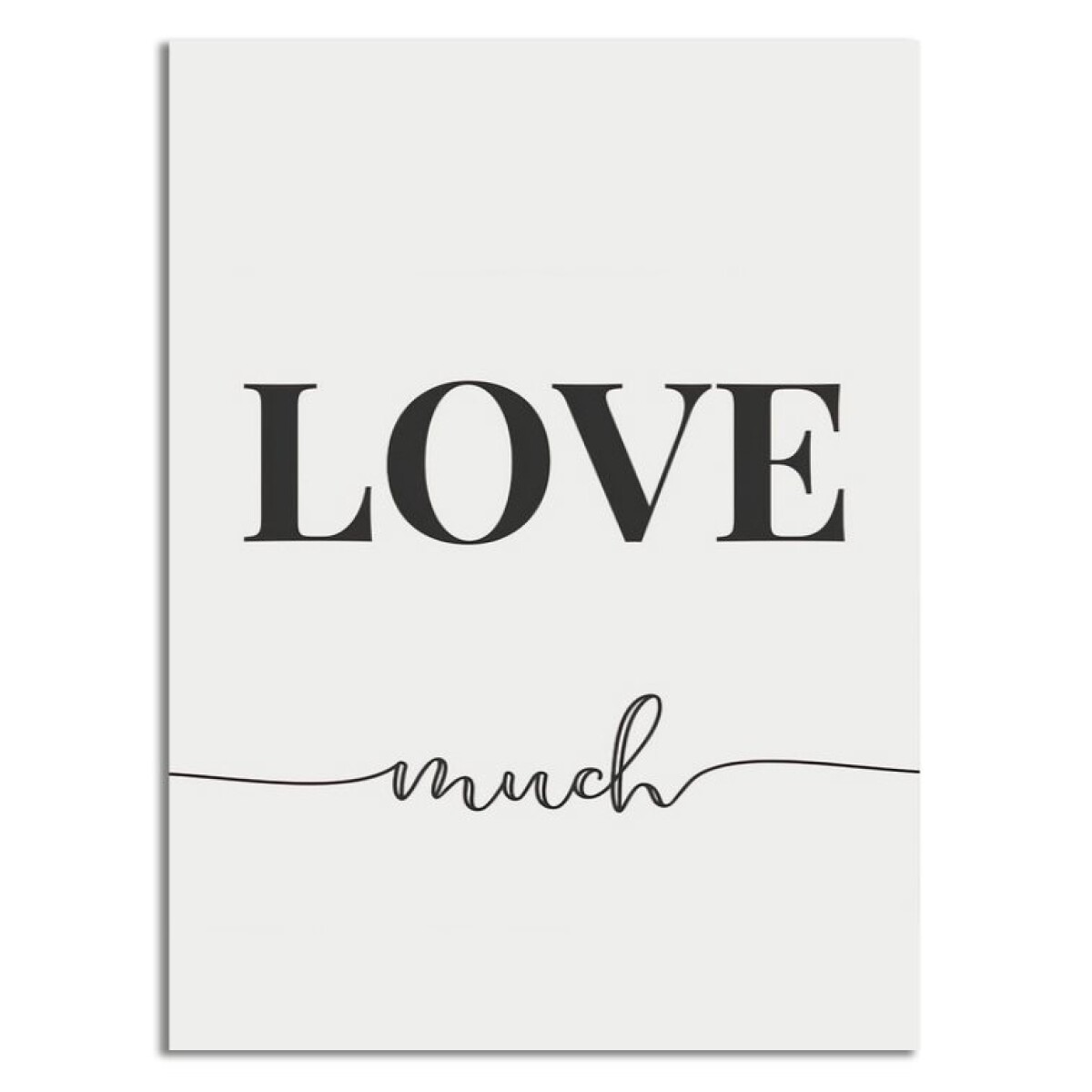 CUADRO CANVAS 30x40cm LOVE MUCH 