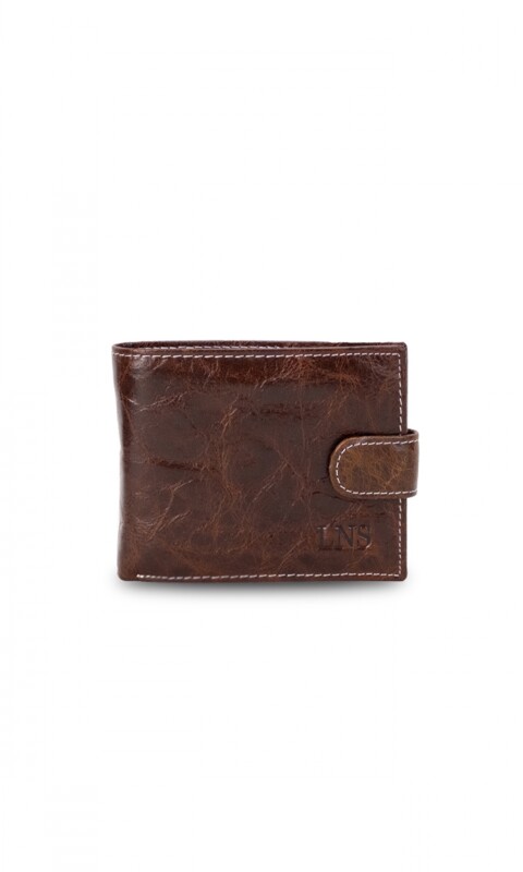 BILLETERA CUERO VULCANO WHISKY