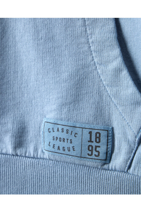 Canguro de algodón, azul Sin color