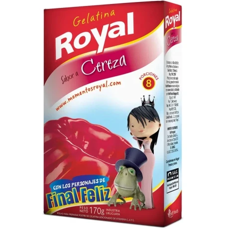 GELATINA ROYAL 8P 170G CEREZA GELATINA ROYAL 8P 170G CEREZA