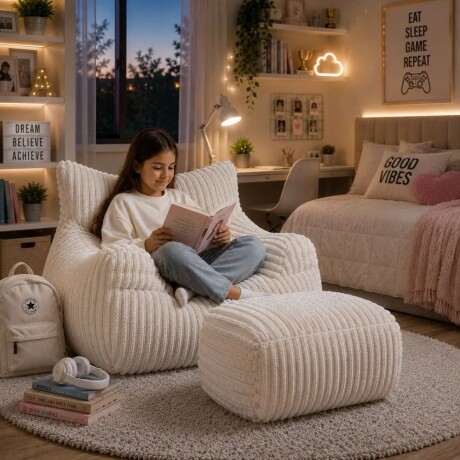 Sillon Infantil Cloudy Blanco