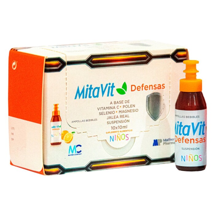 MITAVIT DEFENSAS CJ X 10 AMP.BEBIBLES única