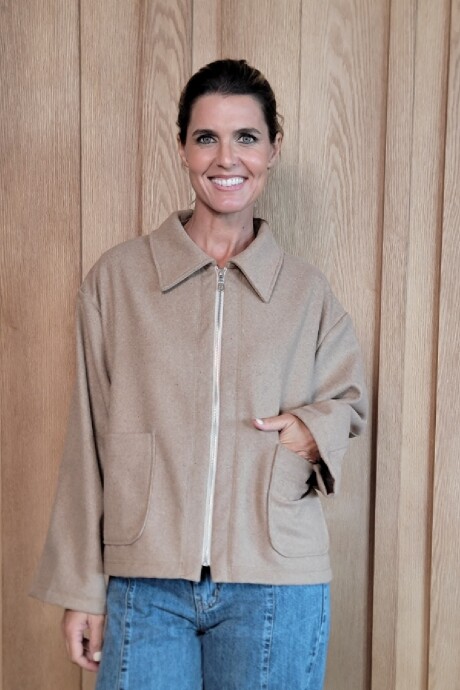 Chaqueta Manhattan Paño Beige