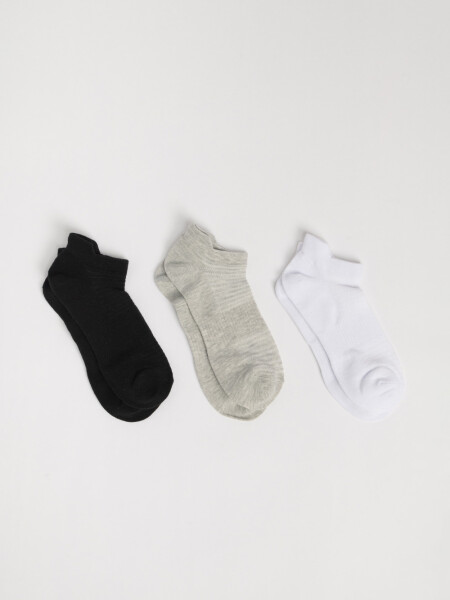 Pack x3 media fitness Blanco