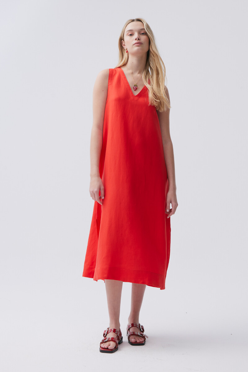 Vestido Cleo - Rojo 