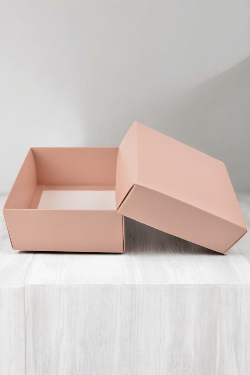 Caja Cuadrada 12x12x6 cm - NUDE 