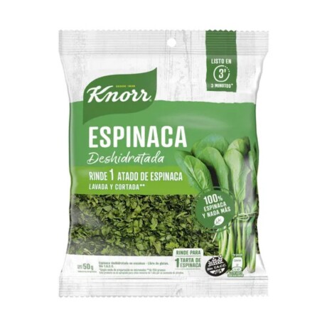 VEGETAL DESHIDRATADO KNORR ESPINACA 100G VEGETAL DESHIDRATADO KNORR ESPINACA 100G