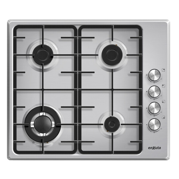 ANAFE DE EMPOTRAR CON 4 HORNALLAS A GAS INOX ENXUTA ANAFE DE EMPOTRAR CON 4 HORNALLAS A GAS INOX ENXUTA