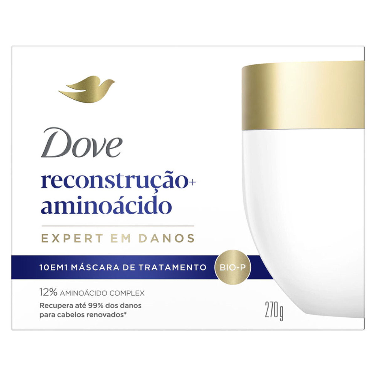 Máscara De Tratamiento Dove Reconstrucción 270 Grs. 
