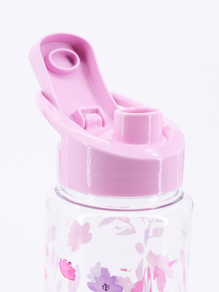 BOTELLA FLOWERS ROSADO