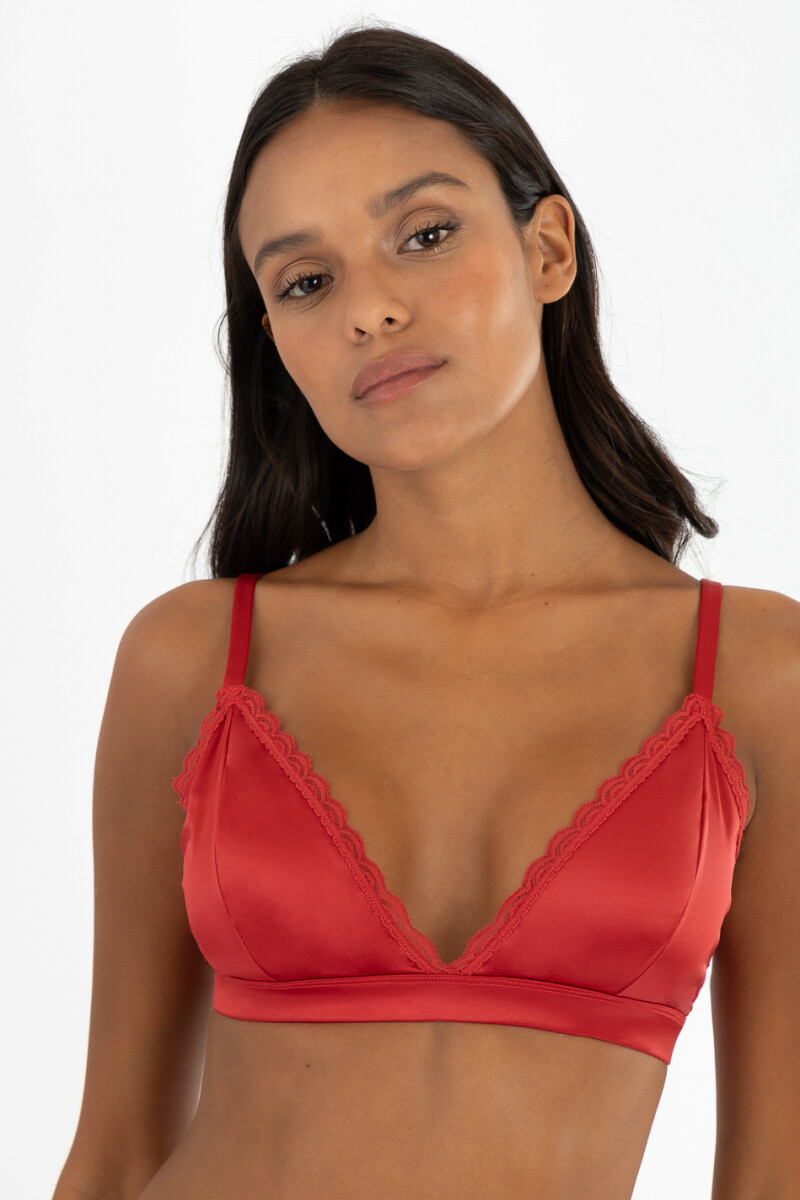 Bralet cianita - Rojo 