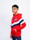 CAMPERA CREW Nacional Junior Rojo, Azul Marino, Blanco