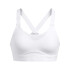UA Infinity High 2.0 Bra-GRN WHT-101