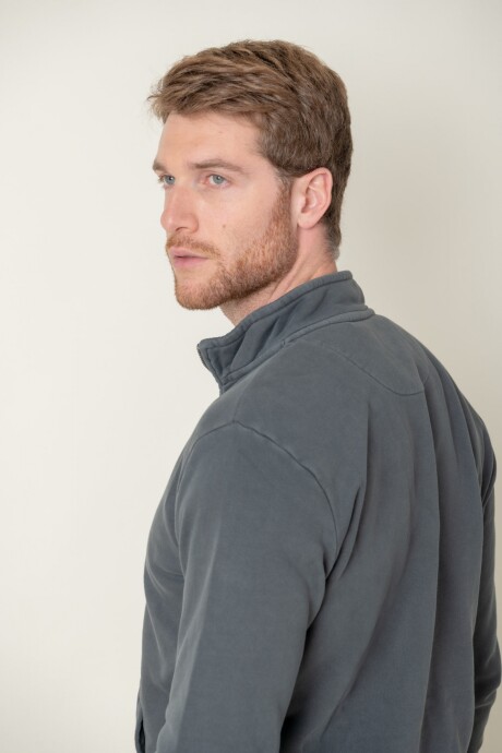 Campera algodon Gris