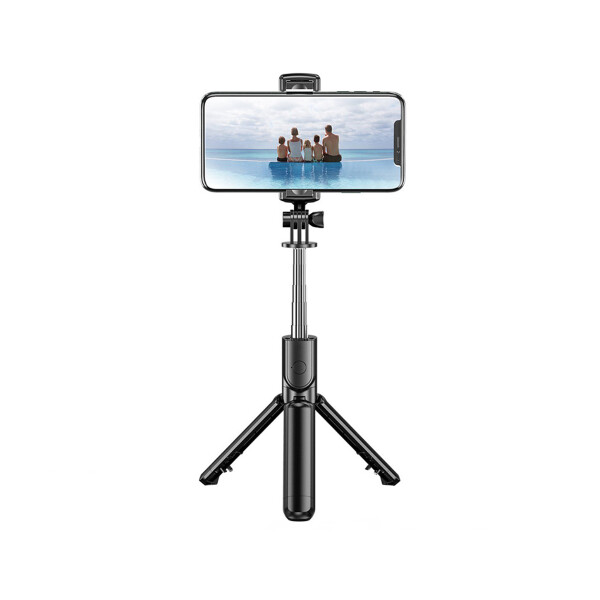 Palo selfie con control remoto inalámbrico y tripode Palo Selfie Con Control Remoto Inalámbrico Y Tripode
