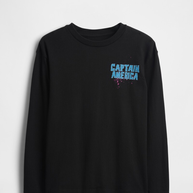 FR MVL LS GRAPHIC TEE BLACK