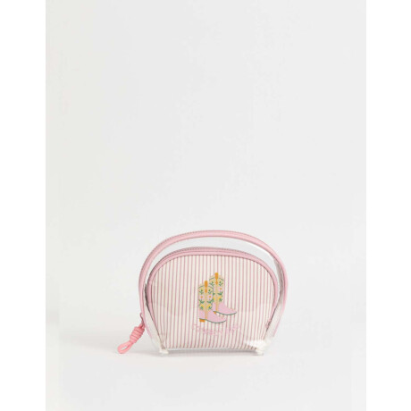 Set De Portacosméticos Estampado Rayas