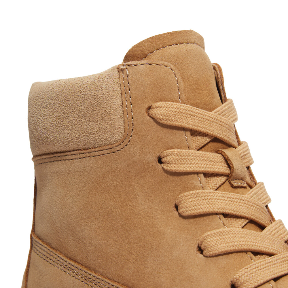 Botas 6 Inch Lace Up Mujer Medium Brown Nubuck