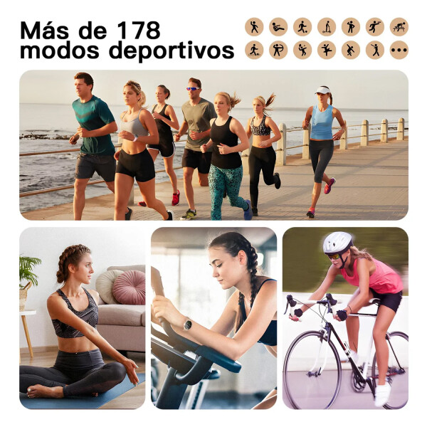 Smartwatch Reloj Inteligente Kieslect Lora Reno 3 SMARTWATCH KIESLECT LORA RENO 3 DORADO