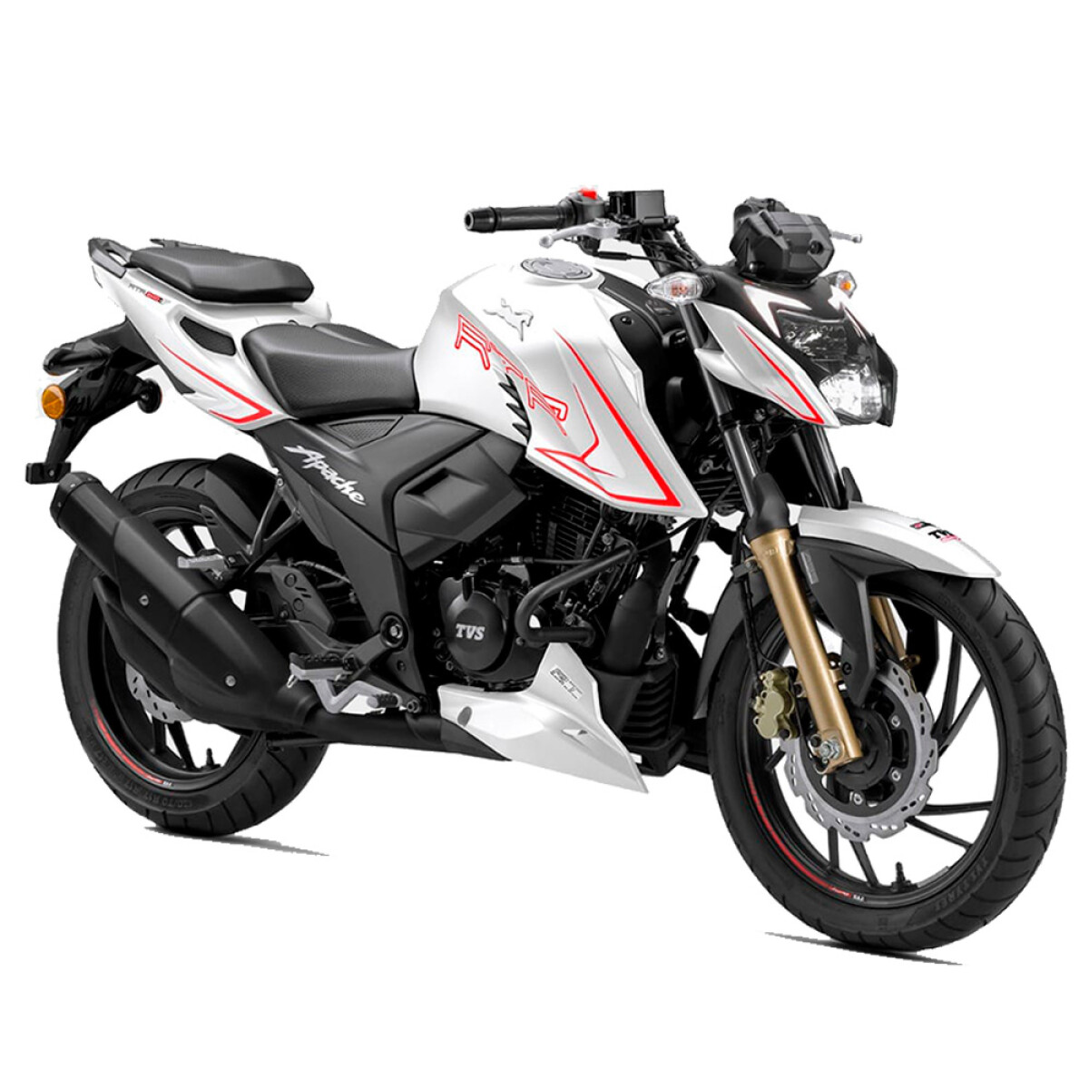 TVS Apache RTR 200 FI - Blanco 