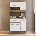 KIT COCINA MACAU 5 PUERTAS 1 CAJON - BLANCO/MIEL KIT COCINA MACAU 5 PUERTAS 1 CAJON - BLANCO/MIEL