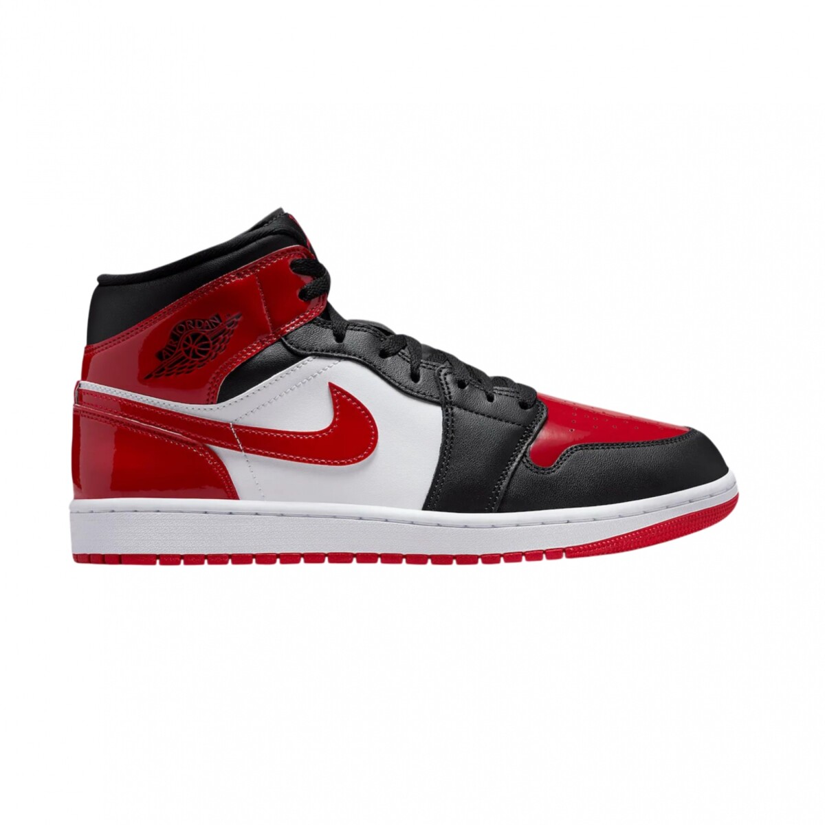 NIKE AIR JORDAN 1 MID - Red/White/Black 