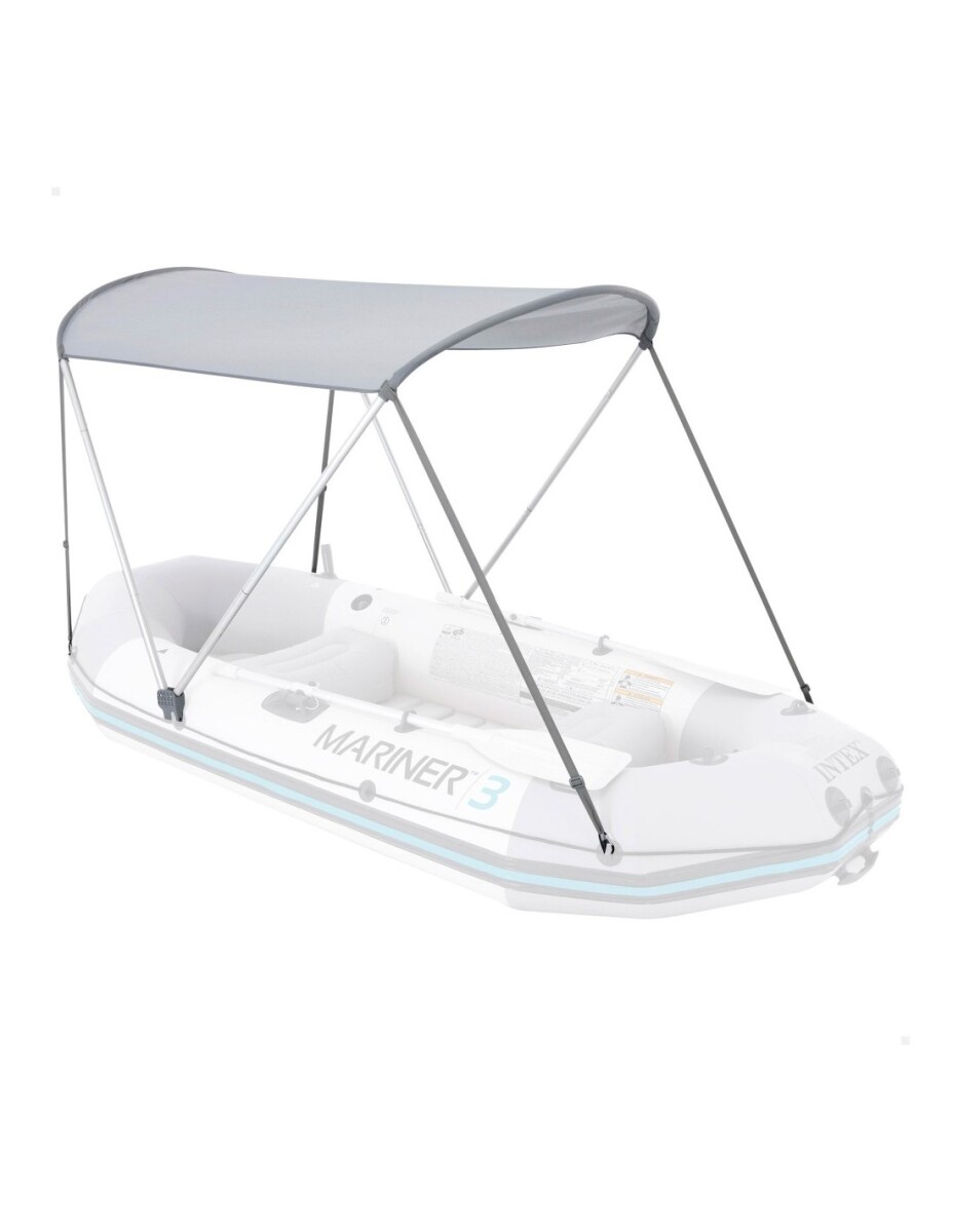 INTEX TOLDO PARA BOTES INFLABLES PROTECCION UV UPF 50+ 1.24 X 1.60 X 1.24 MTS 