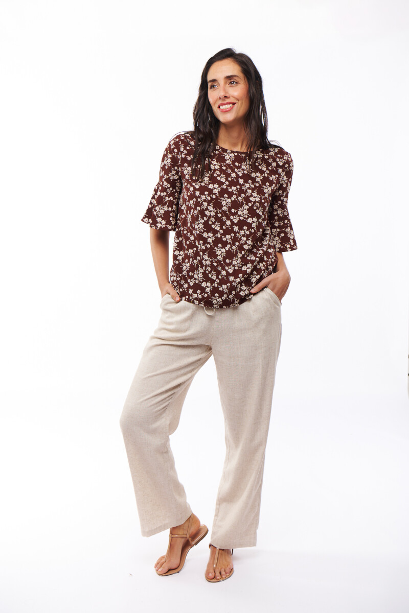 BLUSA LARISSA MARRON